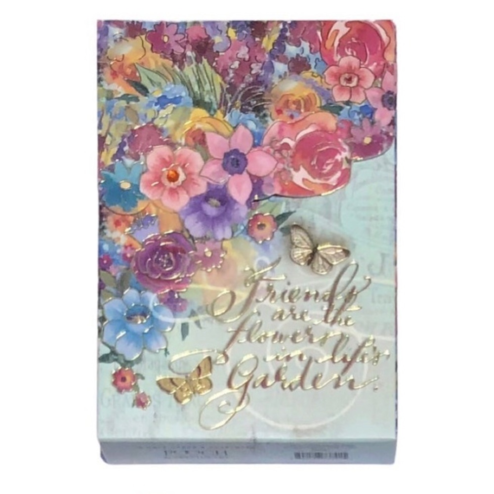 Pooch & Sweetheart Embellished Friendship Garden *Pouch w/o Note Cards (73741)